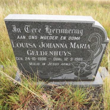 GELDENHUYS Louisa Johanna Maria 1908-1986