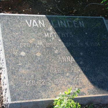 LINGEN Matthys, van 1838-1904 & Anna WEPENER 1843-1931 