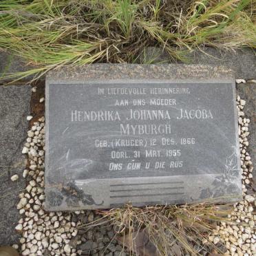 MYBURGH Hendrika Johanna Jacoba nee KRUGER 1866-1955