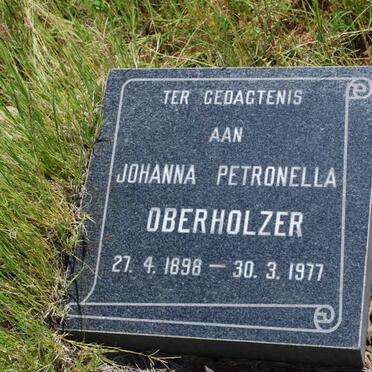 OBERHOLZER Johanna Petronella 1898-1977