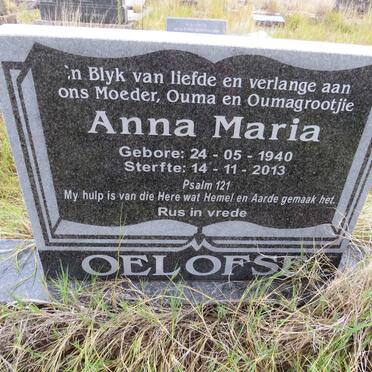 OELOFSE Anna Maria 1940-2013