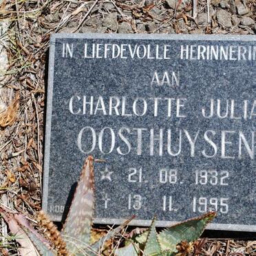 OOSTHUYSEN Charlotte Julia 1932-1995