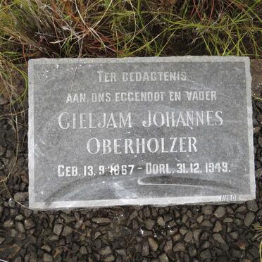 OBERHOLZER Gieljam Johannes 1867-1949