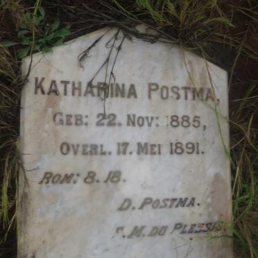 POSTMA Katharina 1885-1891