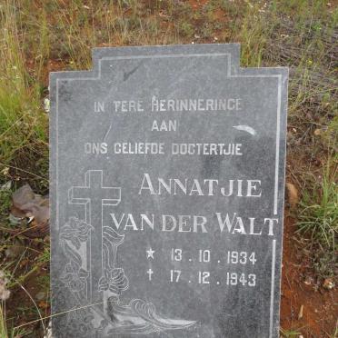 WALT Annatjie, van der 1934-1943
