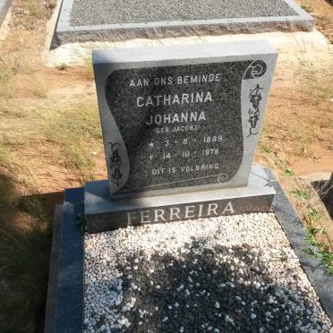 FERREIRA Catharina Johanna nee JACOBS 1899-1978