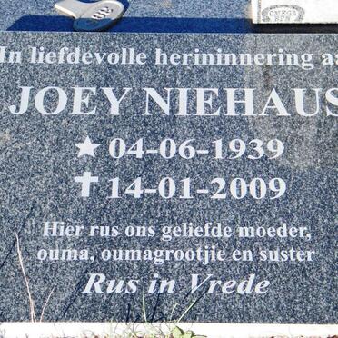 FOURIE David Daniël 1909-2002 &amp; Gerbrecht Wilhelmina Johanna 1913-1997 :: NIEHAUS Joey 1939-2009