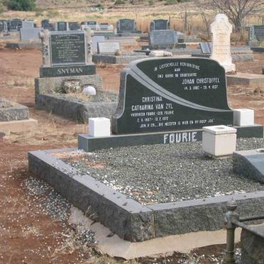 FOURIE Johan Christoffel 1882-1937 &amp; Christina Catharina  FOURIE 1887-1972