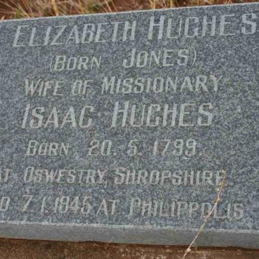 HUGHES Elizabeth nee JONES 1799-1845