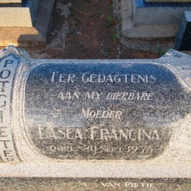 POTGIETER Izak  Meyer -1962 &amp; Lasea Francina -1975