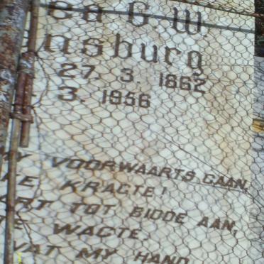RENSBURG Dorothea G.W., van nee NEL 1862-1956