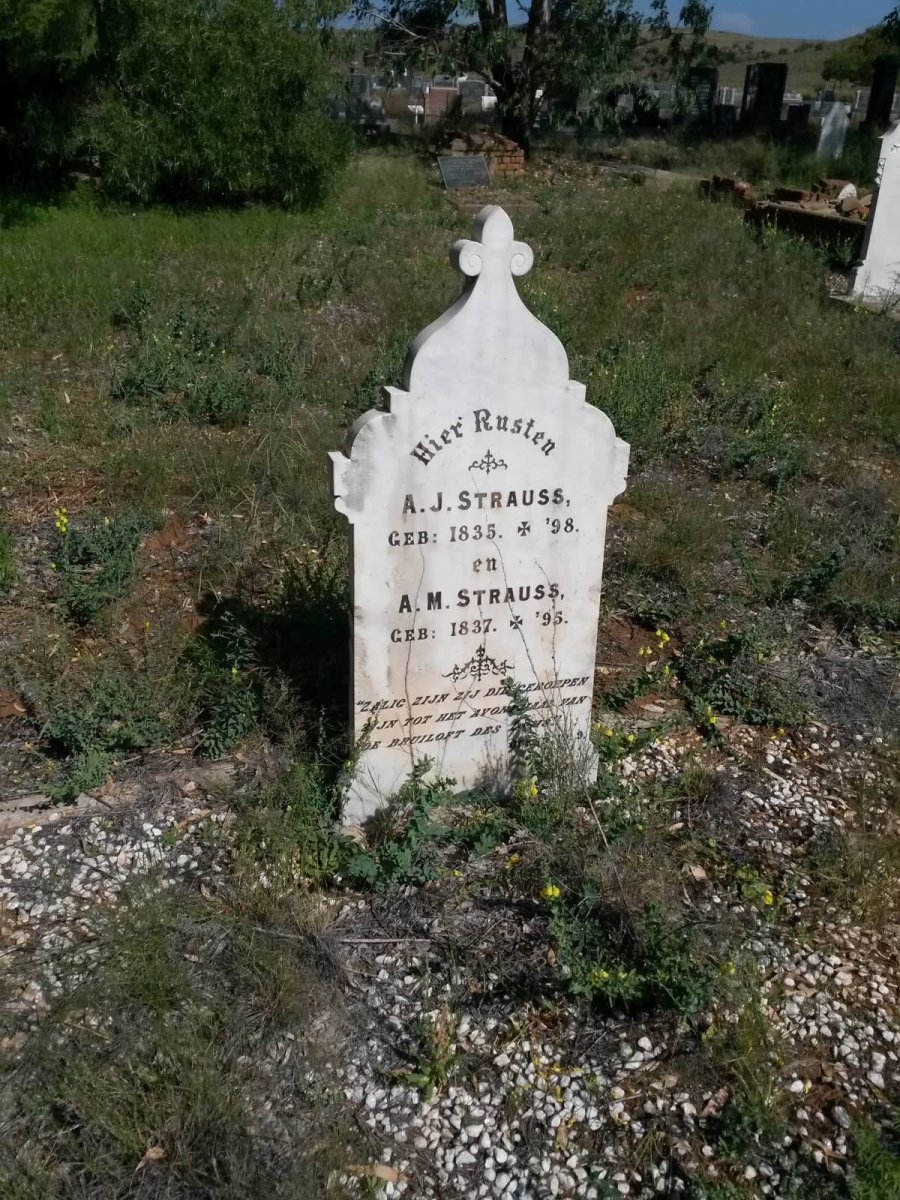 STRAUSS A.J. 1835-1898 & A.M. 1837-1895