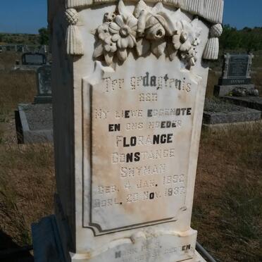 SNYMAN Florence Constance 1892-1937