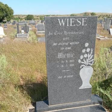 WIESE Miemie 1907-1995