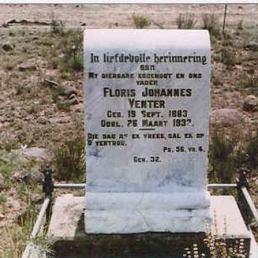 VENTER Floris Johannes 1883-1932