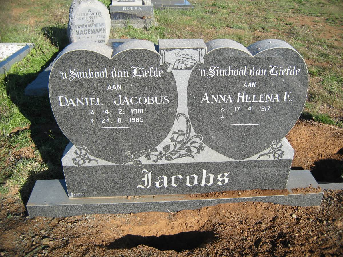 JACOBS Daniel Jacobus 1910-1985 & Anna Helena E. 1917-