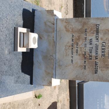 TONDER Gerbrecht Johanna Jacoba, van 1931-1942