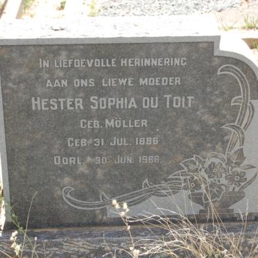 TOIT Hester Sophia, du nee MOLLER 1886-1966