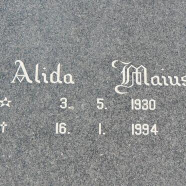 TOIT Alida Maius, du 1930-1994