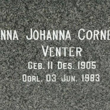 VENTER Anna Johanna Cornelia 1905-1983
