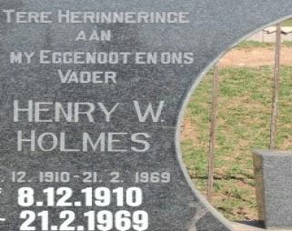 HOLMES Henry W. 1910-1969