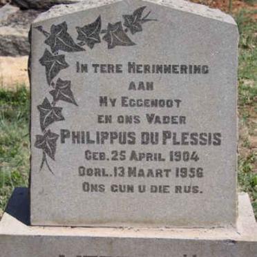 LIEBETRAŰ Philippus Du Plessis 1904-1956