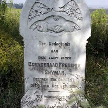 SNYMAN Coenderaad Frederik 1847-1825