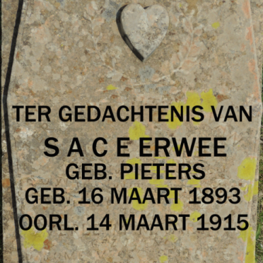 ERWEE S.A.C. nee PIETERS 1893-1915