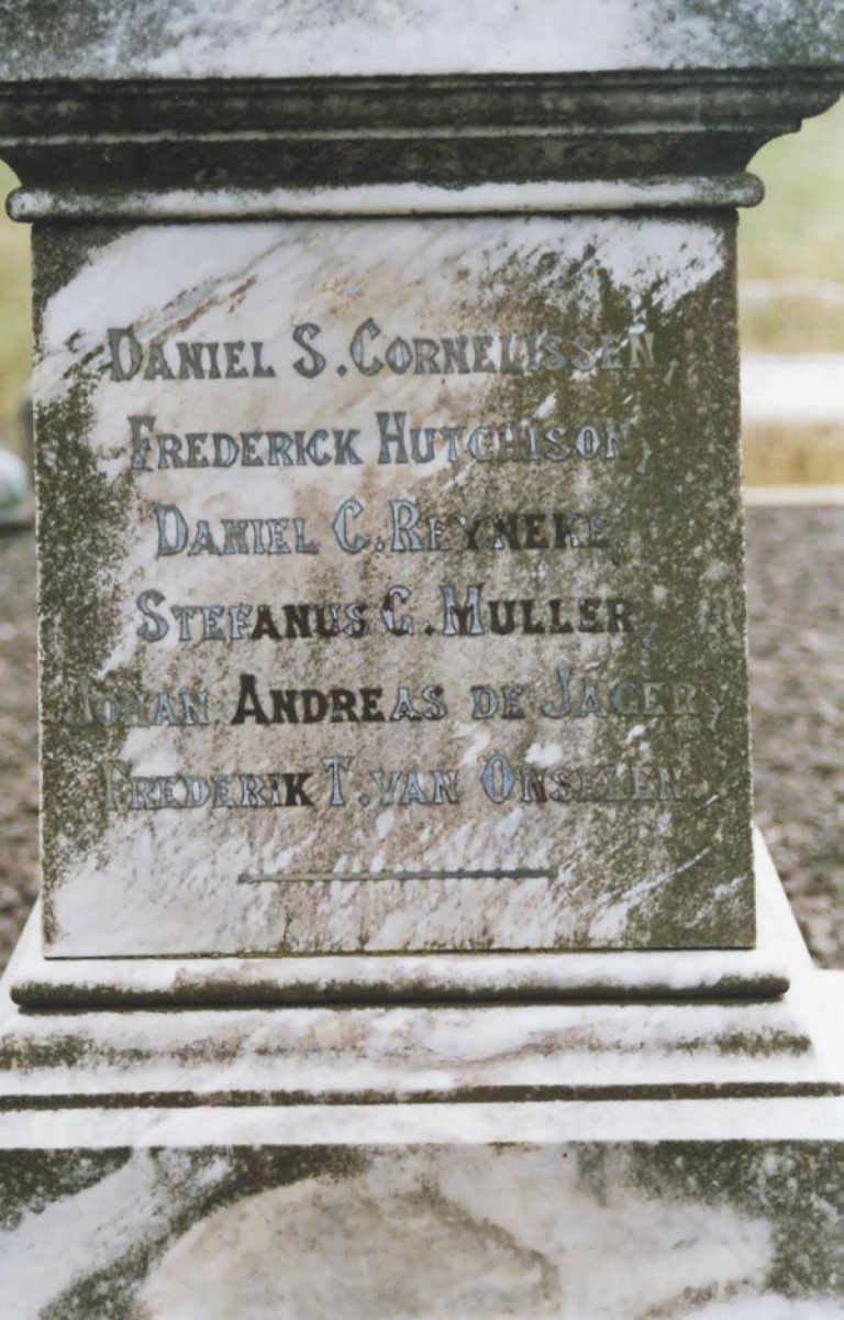 2. Monument erected for those who died 6.6.1901 at GRASPAN