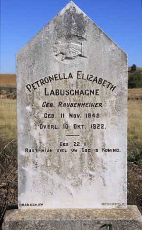 LABUSCHAGNE Petronella Elizabeth nee RAUBENHEIMER 1845-1922