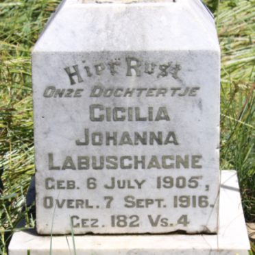 LABUSCHAGNE Cicilia Johanna 1905-1916
