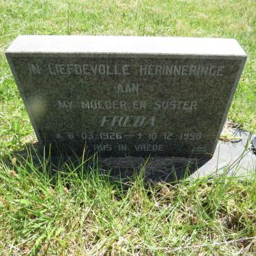 ? Freda 1926-1998