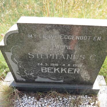 BEKKER Stephanus C. 1910-1959