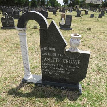 CRONJE Janette 1962-2008