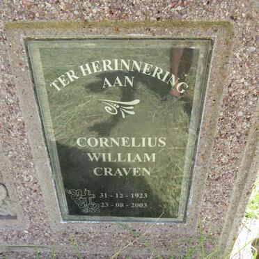 CRAVEN Cornelius William 1923-2003