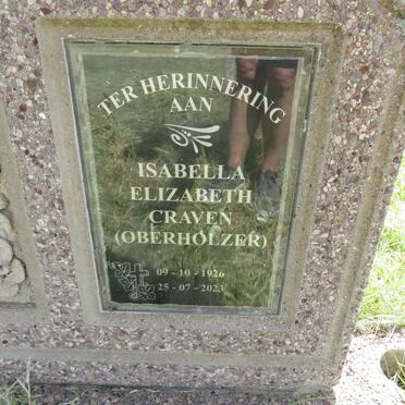 CRAVEN Isabella Elizabeth nee OBERHOLZER 1926-2023