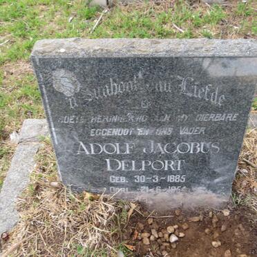DELPORT Adolf Jacobus 1885-1954