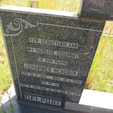 DELPORT Johannes Hendrik 1908-1966