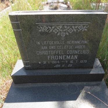 FRONEMAN Christoffel Cornelius 1904-1979