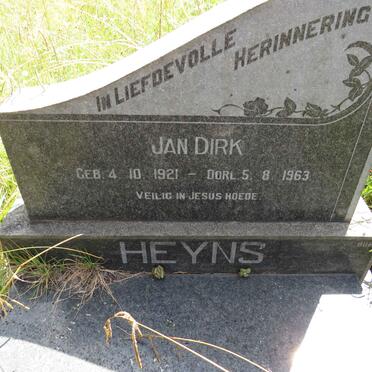 HEYNS Jan Dirk 1921-1963