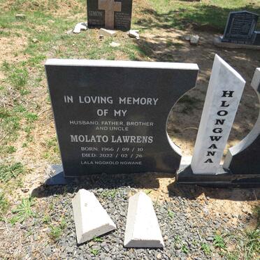HLONGWANA Molato Lawrens 1966-2022