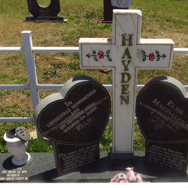 HAYDEN Elsie Magdalena 1930-2011 