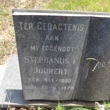 JOUBERT Stephanus F. 1900-1972