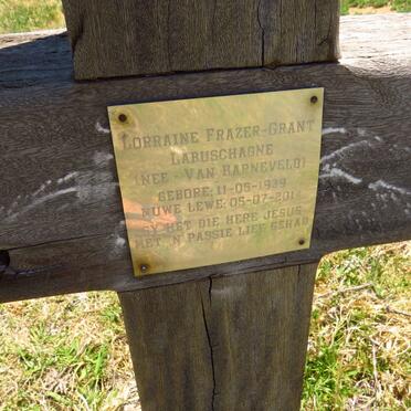LABUSCHAGNE Lorraine Frazer-Grant nee VAN BARNEVELD 1939-2014