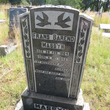 MASSYN Frans Barend 1864-1945