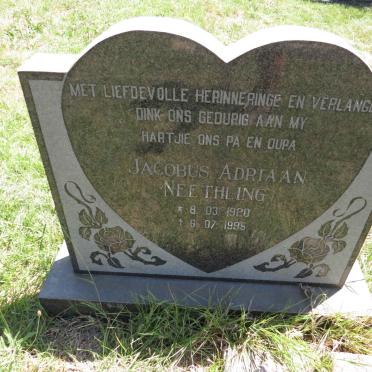 NEETHLING Jacobus Adriaan 1920-1995