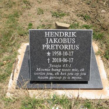 PRETORIUS Hendrik Jakobus 1958-2018