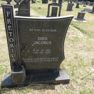 PRETORIUS Dirk Jacobus 1928-2009