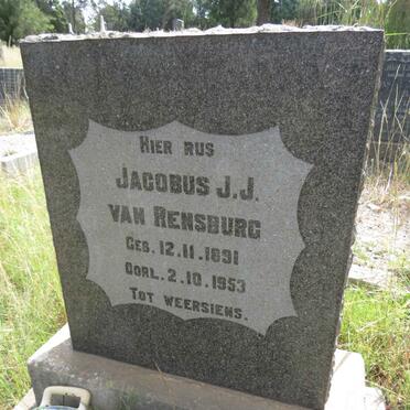 RENSBURG Jacobus J.J., van 1891-1953