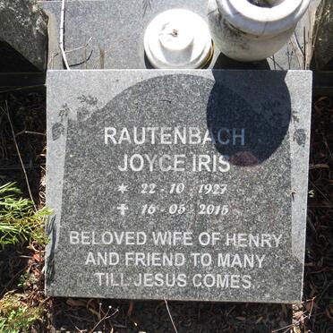 RAUTENBACH Joyce Iris 1927-2015